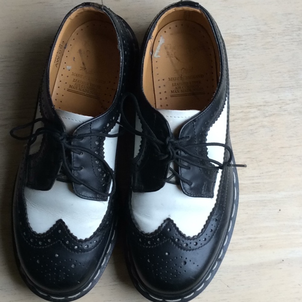 Dr. Martens Black/White Oxfords